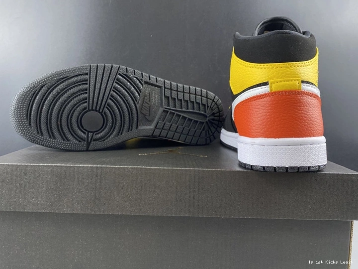 Mid 852542-087 - Amarillo Black Orange 1 Jordan 0402